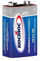 Элемент питания Космос 6F22 (1S) крона солевая KOC6F22 (батарейка) картинка 